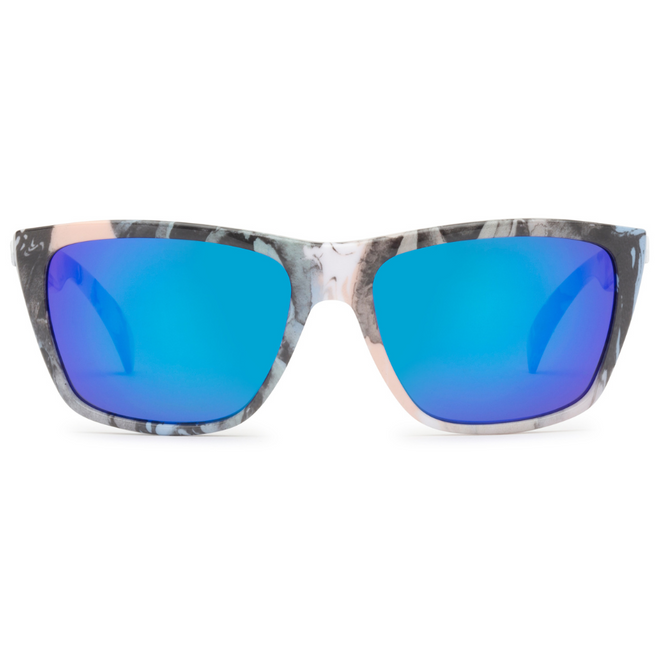 Plasm Sunglasses Skulls/Blue Mirror