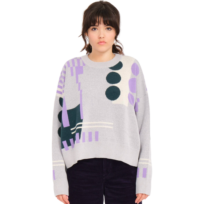Womens Bohausweater Sweater Heather Grey