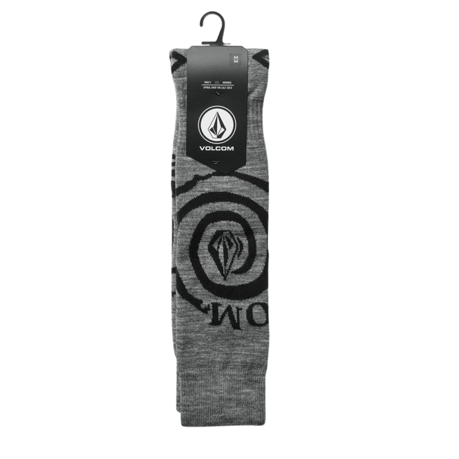 Spiral Over-The Calf Sokken Heather Grey
