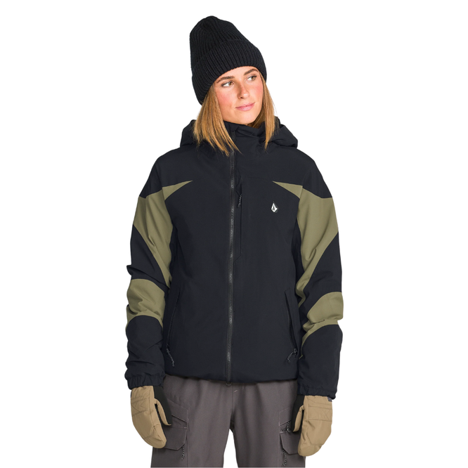 Womens Shelter 3D Stretch Snowboard Jacket Black