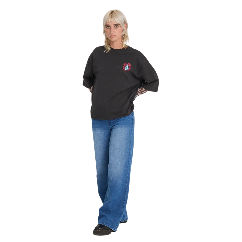 Womens Voltrip T-Shirt Vintage Black