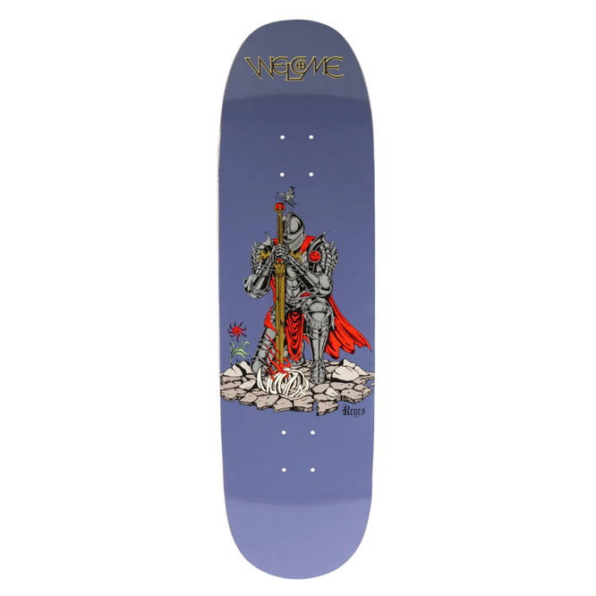 Paladin Ryan Reyes Pro Model on Bascules Purple/Gold foil 9" Skateboard Deck