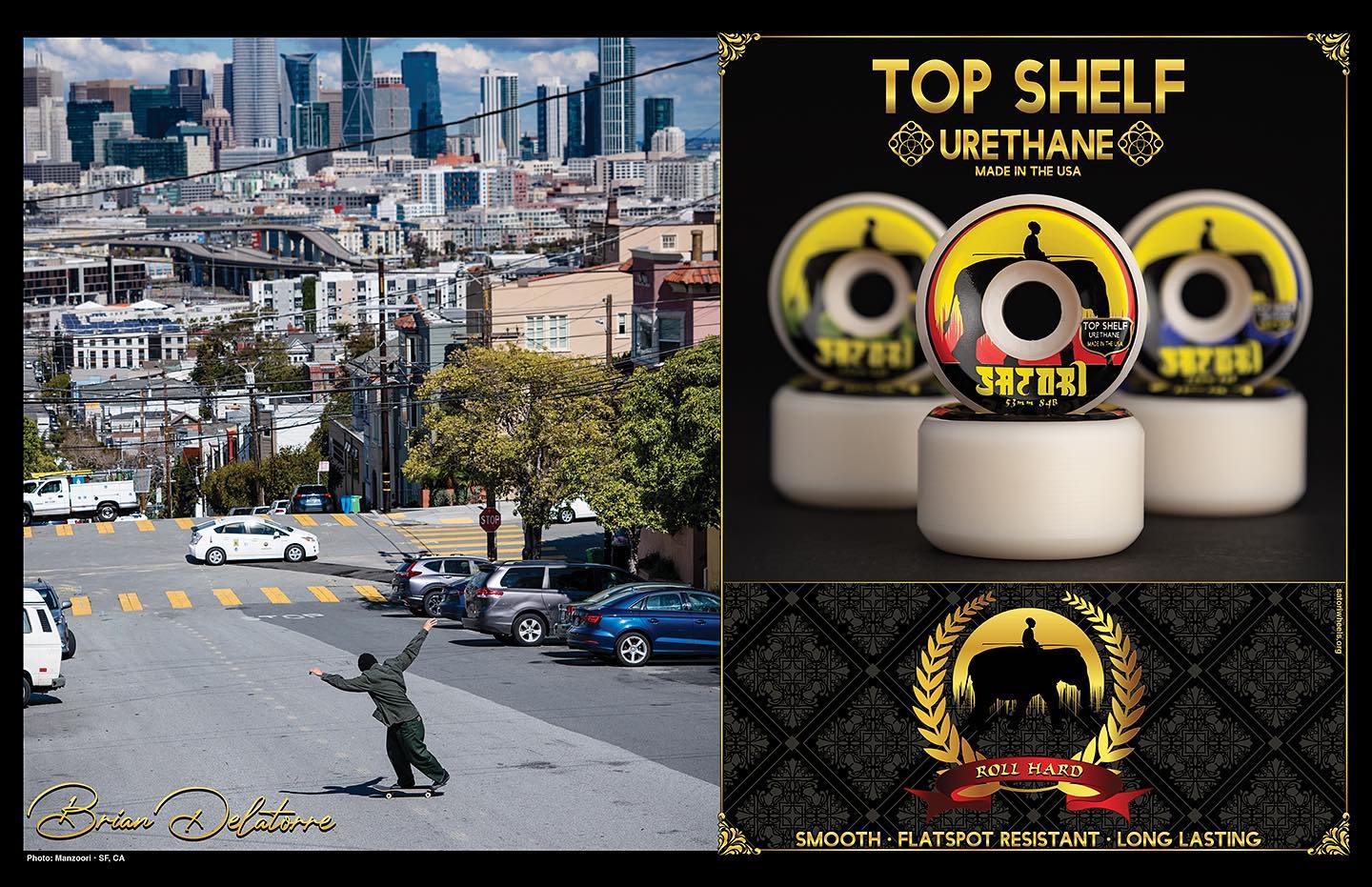Elephant Top Shelf White/Red Conical 84b 53mm Skateboard Wheels