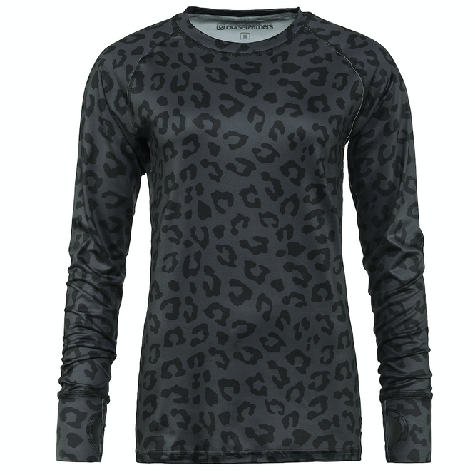 Womens Mirra Top Black Cheetah