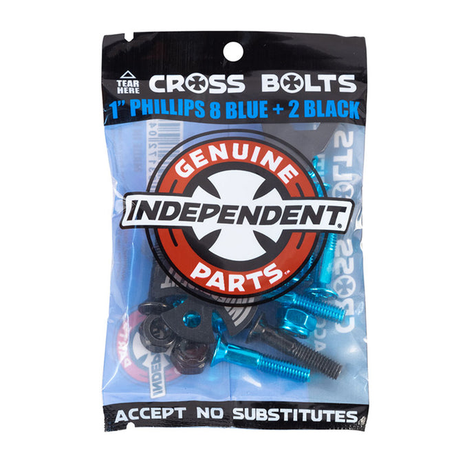 Blue/Black 1" Phillips Hardware Set With Tool