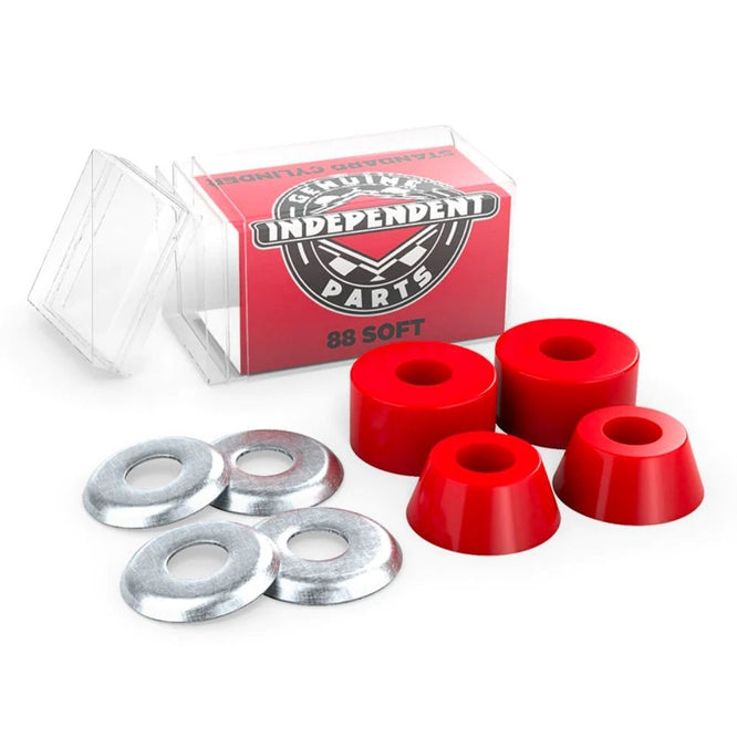 Standard Cylindrical Soft 88a red Bushings