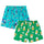 Lousy Flamingo 2pack Boxershorts Black/ Blue