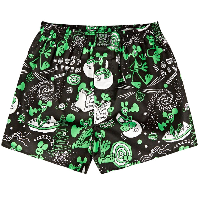 Outer Space Boxershorts Black