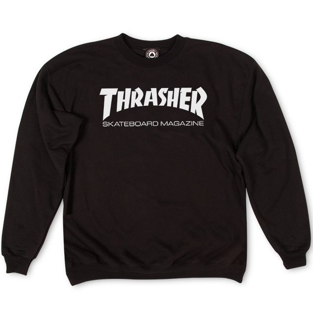 Skate Mag Crew Sweater Black