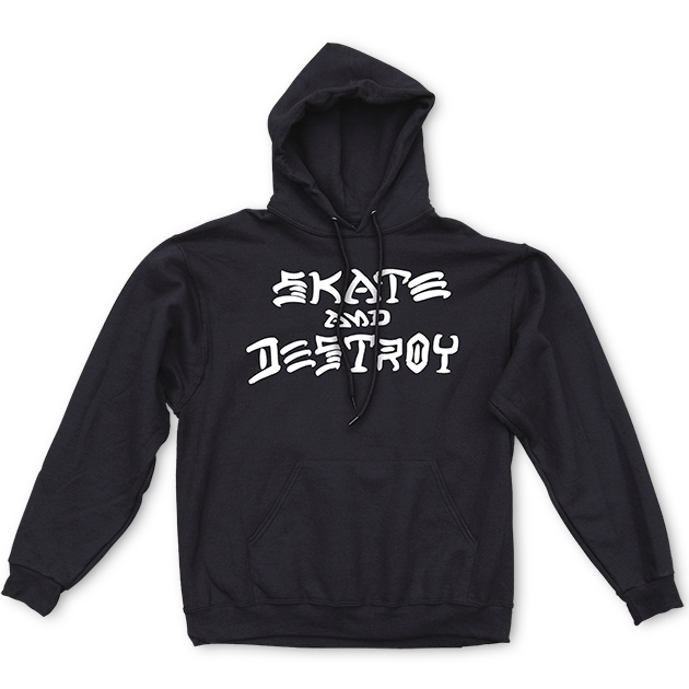 Skate and Destroy Hoodie Black