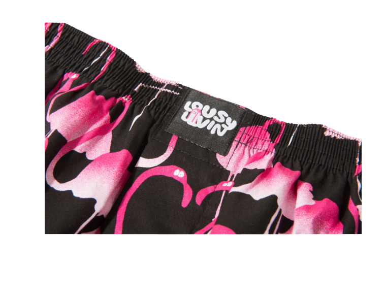 Lousy Flamingo 2pack Boxershorts Black/ Blue