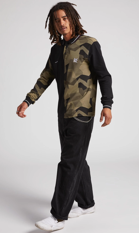 A.P. #2 Polo Longsleeve Camouflage (Unisex)