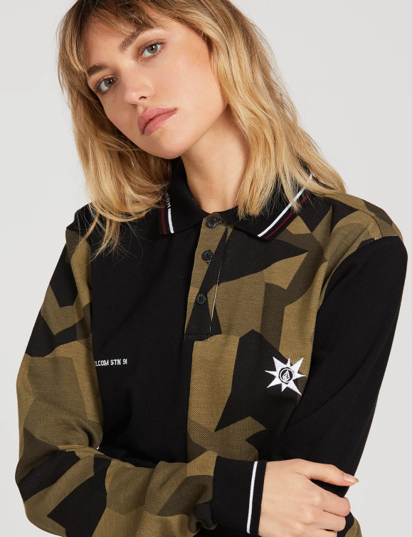 A.P. #2 Polo Longsleeve Camouflage (Unisex)