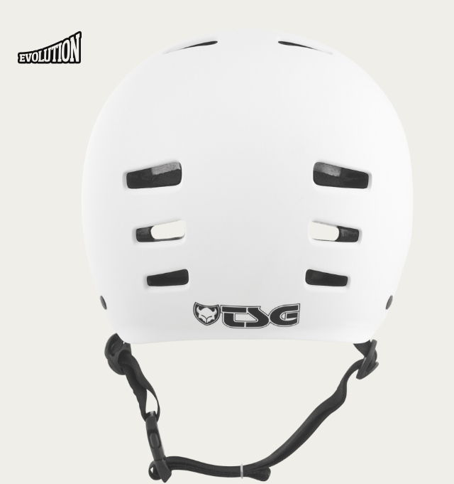 Evolution Solid Colors Satin white Helm