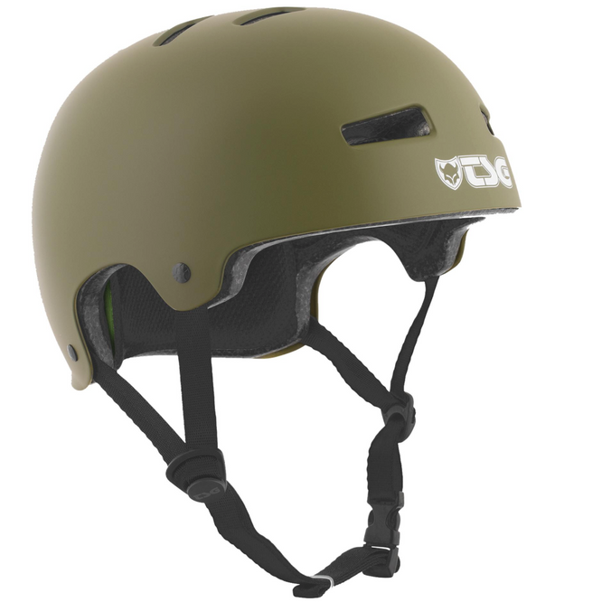 Evolution Solid Colors Satin Olive Helm