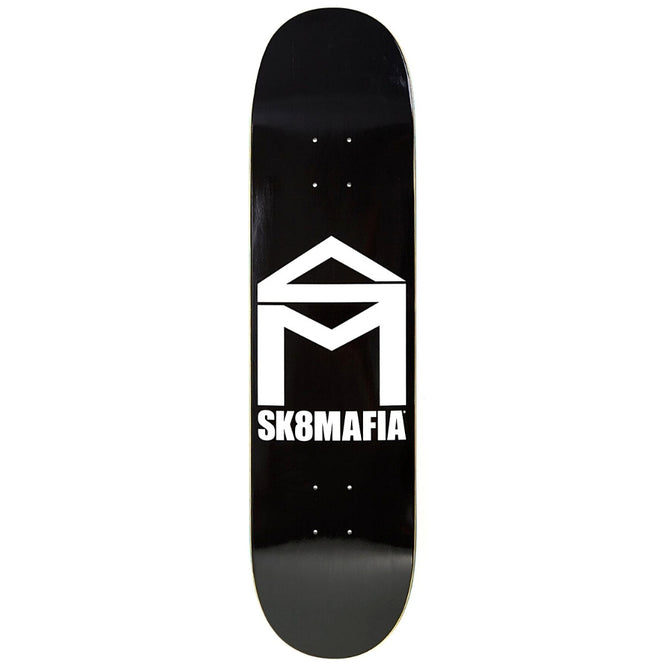 House Logo Black 8.0" Skateboard Deck