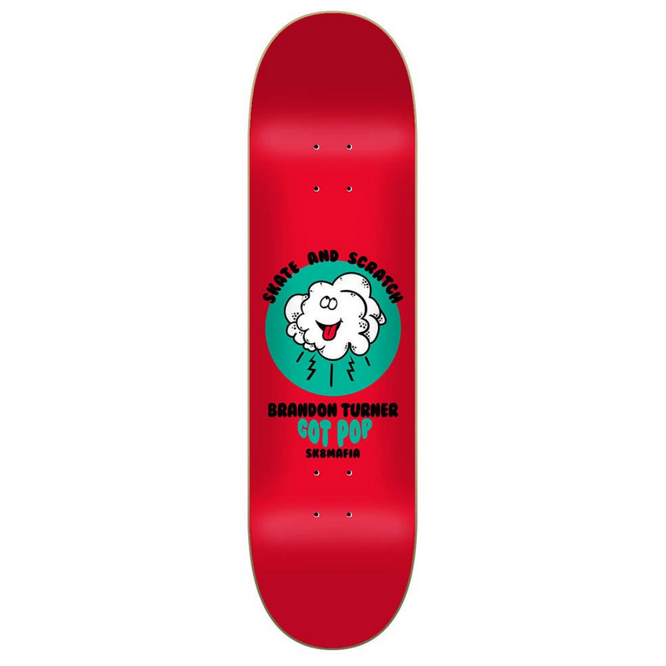 Skate And Scratch Brandon Turner 8.25" Skateboard Deck