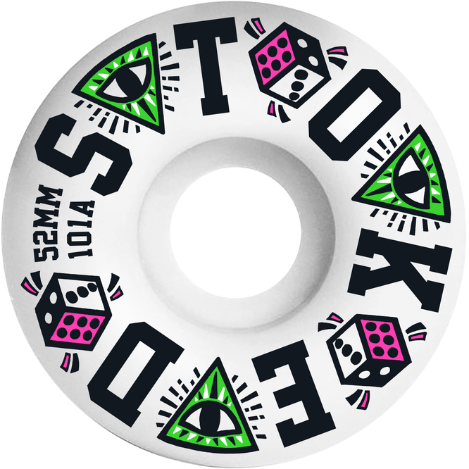 S1 Illuminati 101a Dice 52mm Skateboard Wheels