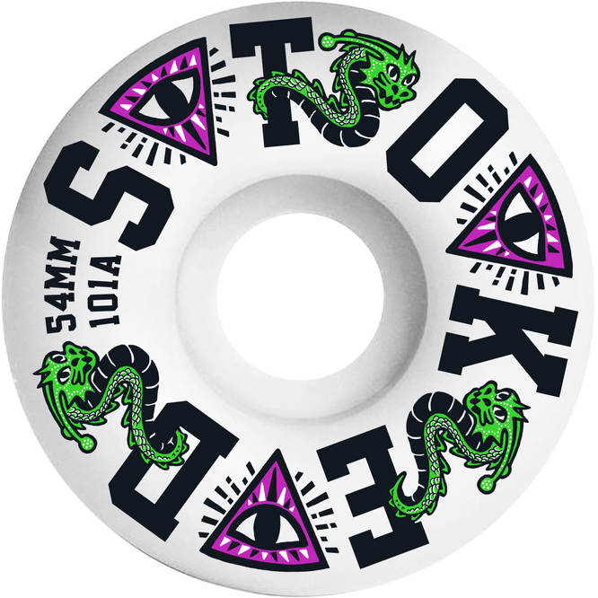 S5 Illuminati 101a Dragon 54mm Skateboard Wheels