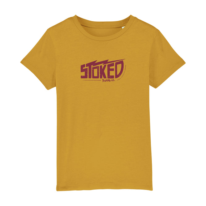 Kids Electric T-shirt Ochre