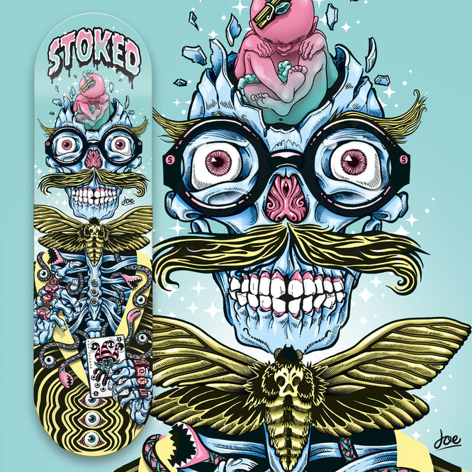 The Stoker Skateboard Deck