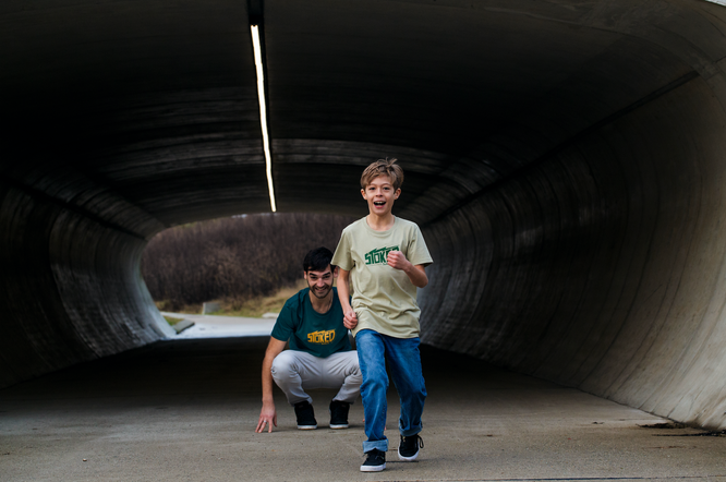 Kids Electric T-shirt Sage