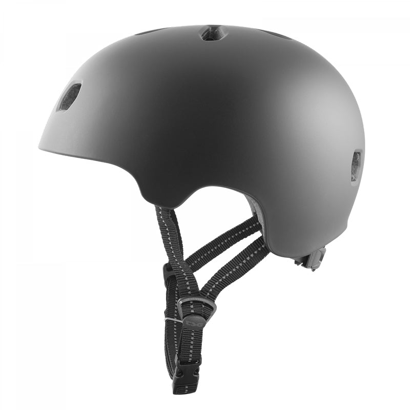 Meta Solid Color Satin Black Helm