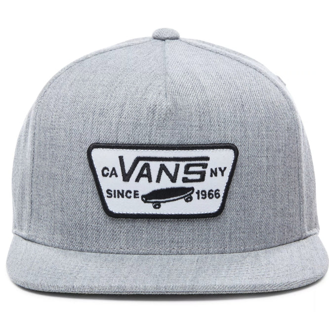 Full Patch Snapback Cap Heather Grey