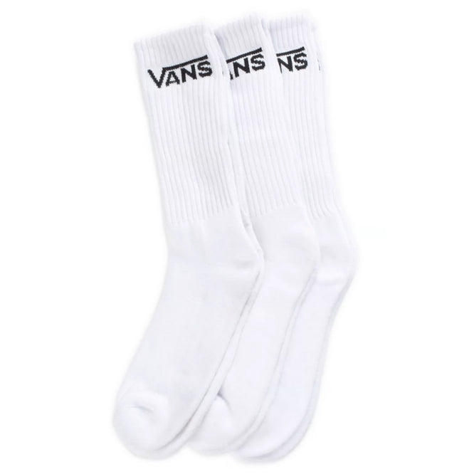 Classic Crew Socks 3 Pack White