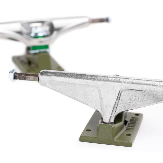 Legion Polished Army Green 5.8 Skateboard Trucks