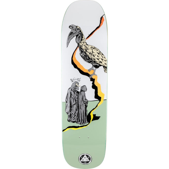 Inferno Stonecipher 8.625" White/Sage Skateboard Deck