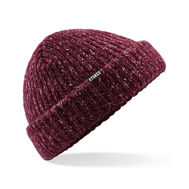 Explorer Beanie Burgundy Fleck