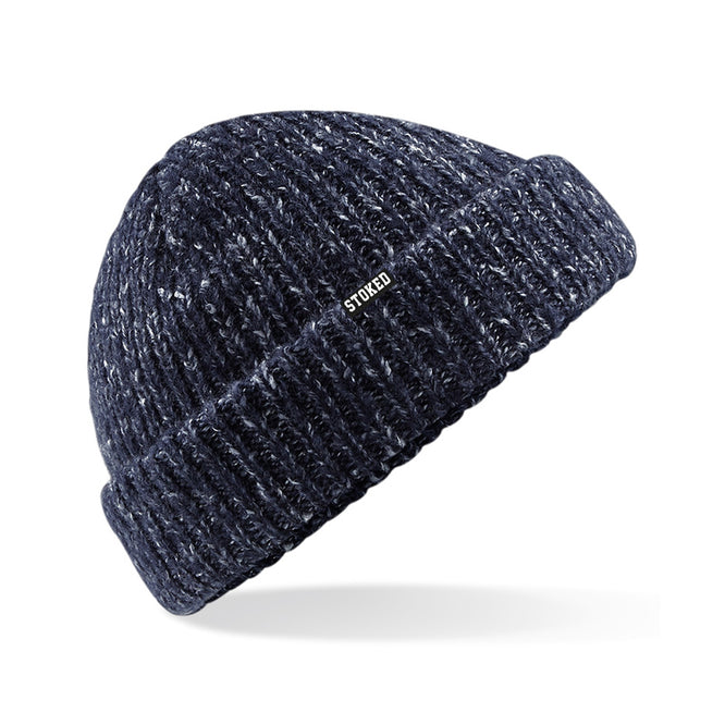 Explorer Beanie Navy Fleck