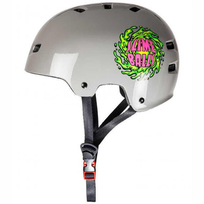 Bullet X Santa Cruz Slime Logo Grey Helm