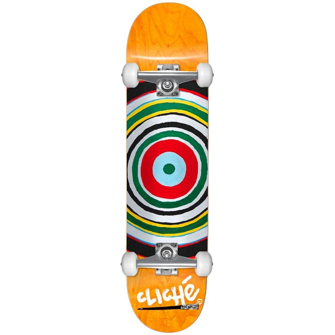 Painted Circle Multi 8.25" Complete Skateboard