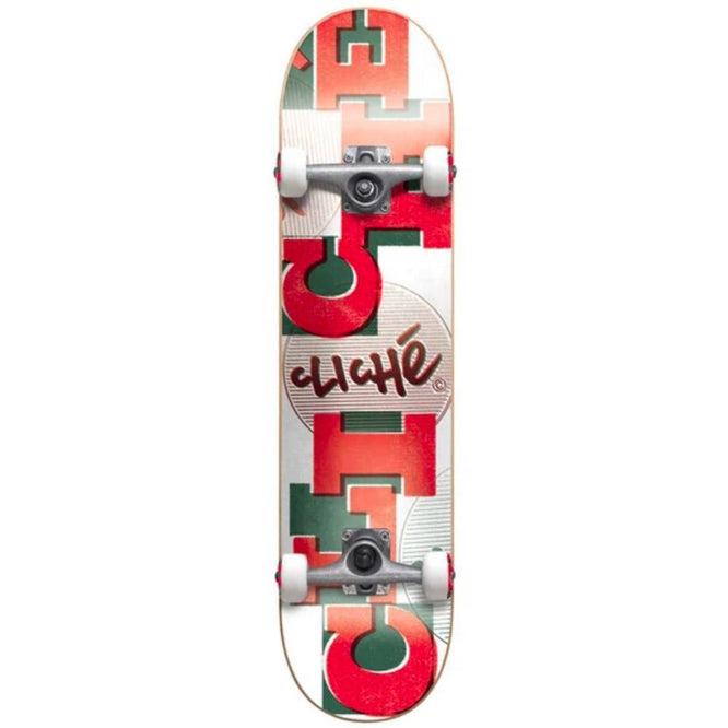 Uppercase First Push Red/White 7.875" Complete Skateboard