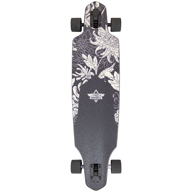 Channel Blooming Black/White 38" Complete Longboard