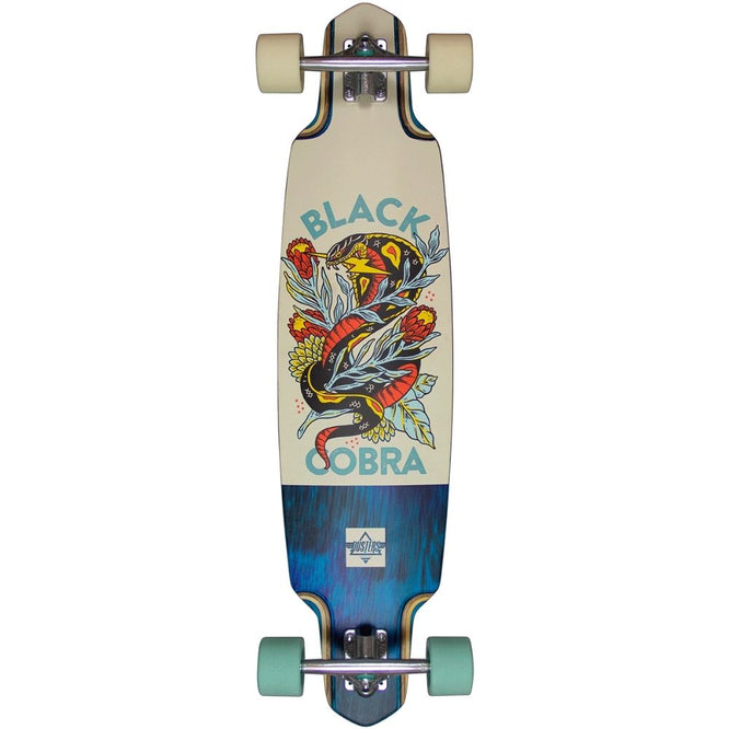 Cobra Teal/Off White 38" Complete Longboard