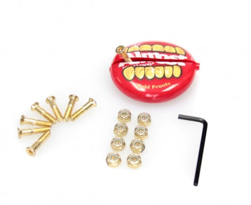 Nuts & Bolts Gold In Your Mouth Hardware Set 1"