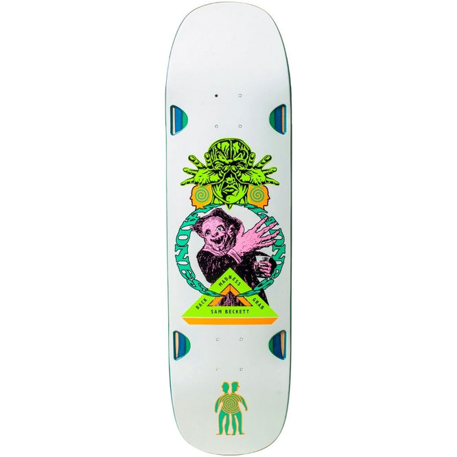 Sam Back Grab Impact Light White 8.75" Skateboard Deck