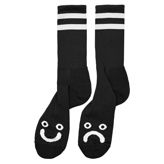 Happy Sad Socks Black