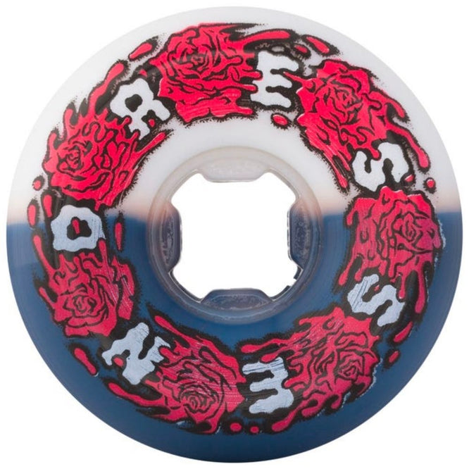 Dressen Vomit Mini II White/Blue 97a 56mm Skateboard Wheels