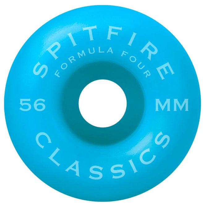 Formula Four Classic Chroma 99a 56mm Full Blue Skateboard Wheels