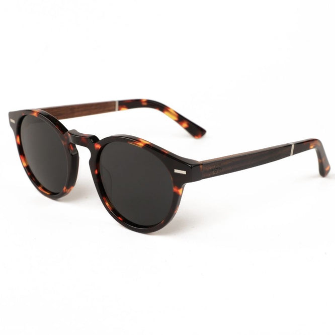 Copa Acetate Sunglasses Tortoise + Grey Lens