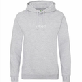 Heavyweight Script Hoodie Jet Black