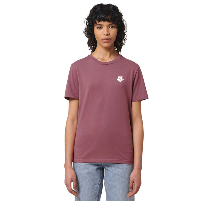 Mini Shield T-Shirt Hibiscus Rose