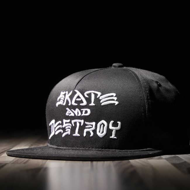 Skate And Destroy Snapback Black