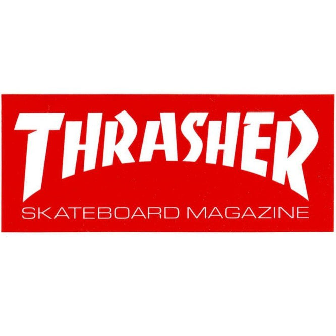 Skate Mag Medium Sticker Red