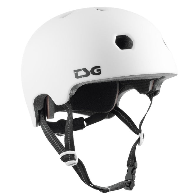 Meta Solid Color Satin White Helm