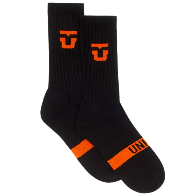 Crew Socks Black/Orange